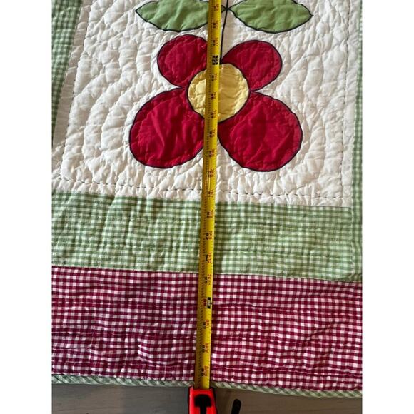 The Country Store HTF patchwork quilt country cottage vintage farmhouse 100x86 - Picture 10 of 16